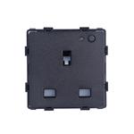 SMART WIFI 13Α UK TYPE SOCKET WITH INDICATOR, ON/OFF BUTTON AND POWER METERING BLACK COLOR