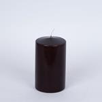 BROWN DECORATIVE CANDLE WITH COFFEE SCENT 8x14cm.