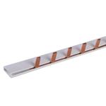 BUSBAR COPPER L TYPE 1P 1m WITH INSULATION