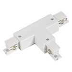 CONJUCTION RAIL LEFT/2 4 LINES TYPE "T" WITH POWER SUPPLY WHITE