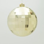 PLASTIC BALL, DISCO, GOLD, SET 2PCS, 15cm