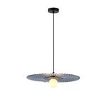 PENDANT LIGHT FIXTURES METAL-FABRIC G9 MAX 10W 480X1000mm BLACK ARTE ILLUMINA PIRUETTE