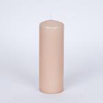 SAND DECORATIVE CANDLE WITH POWDER SCENT 6x18cm.