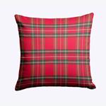 PILLOW RED CHECKERED PATTERN, 40x40cm
