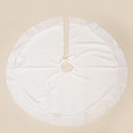 TREE SKIRT, WHITE CORDUROY, 90cm
