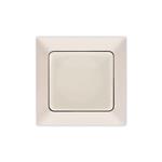 EARTHED SOCKET OUTLET WITH COVER CREAM