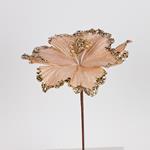 MAGNOLIA, WARM PINK WITH CHAMPAGNE DETAILS, 26x45cm