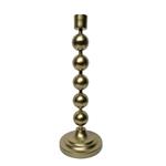 CANDLE HOLDER, METAL, GOLD,1 POSITION, 12.5x12.5x35.7CM