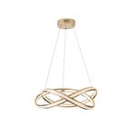 PENDANT LIGHT FIXTURES ALUMINIUM LED38W 3000Κ 3000Lm 500x1200mm GOLD ARTE ILLUMINA ORION