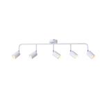 SPOT 5LIGHTS METALLIC 5XGU10 Max 7W  800X90X230mm WHITE  ARTE ILLUMINA OLYMP