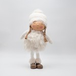 ΚΟΡΙΤΣΑΚΙ POM POM ΜΕ ΛΕΥΚΑ ΡΟΥΧΑ, 43cm