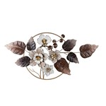 ΔΙΑΚΟΣΜΗΤΙΚΟ ΛΟΥΛΟΥΔΙΑ ΜΕΤΑΛΛΙΚΟ ΜΠΛΕ - ΡΟΖ- ΑΣΠΡΟ 115.5x7x58cm