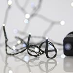 ΣΕΙΡΑ, 180 LED 3mm, 31V ΜΕΤΑΣΧΗΜΑΤΙΣΤΗ, 8 ΠΡΟΓΡΑΜΜΑΤΑ, ΠΡΑΣΙΝΟ PVC ΚΑΛΩΔΙΟ, ΛΕΥΚΟ LED ΑΝΑ 5cm, ΠΡΟΕΚΤΑΣΗ ΠΑΡΟΧΗΣ 3m, ΙΡ44