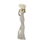 ΓΥΝΑΙΚΑ ΠΟΛΥΡΕΖΙΝ ΧΡΥΣΗ - ΓΚΡΙ - ΜΠΕΖ 7x5.5x27.5cm