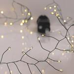 CLUSTER 12m, 960 MINI LED, ΜΕΤΑΣΧΗΜΑΤΙΣΤΗ, 8 ΠΡΟΓΡΑΜΜΑΤΑ, ΠΡΑΣΙΝΟ ΧΑΛΚΙΝΟ ΚΑΛΩΔΙΟ, ΘΕΡΜΟ ΛΕΥΚΟ LED, ΠΡΟΕΚΤΑΣΗ ΠΑΡΟΧΗΣ 3m, IP44