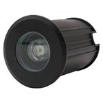 SURFACE CORRIDOR LED LIGHT 3W IP65 85-265V Φ62mm BLACK PRO