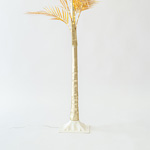 FERN LEAVE TREE WITH GOLD LEAVES 1,5m, ADAPTOR, 110 MINI LED WARM WHITE, LEAD WIRE 3m, IP44