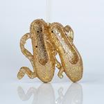 ACRYLIC POINTE SHOES, GOLD, 9,1x8,9cm