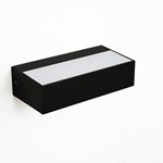 ΦΩΤΙΣΤΙΚΟ ΤΟΙΧΟΥ LED UP-DOWN ΠΛΑΣΤΙΚΟ 9W 472Lm 3CCT (3000-4000-6500K) 171x46x83mm IP65 ΜΑΥΡΟ ARTE ILLUMINA