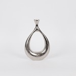 ΒΑΖΟ ΜΕΤΑΛΛΙΚΟ ΑΣΗΜΙ 23.5x8x36cm