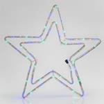 DOUBLE STAR, 3m LED ROPE LIGHT, 2-WAY, WITH PROGRAM, MULTI, 55x56cm, IP44