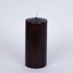 BROWN DECORATIVE CANDLE WITH COFFEE SCENT 8x18cm.