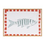 ΠΙΝΑΚΑΣ ΨΑΡΙ ΛΕΥΚΟΣ - ΓΑΛΑΖΙΟΣ - ΚΟΚΚΙΝΟΣ 34x2x24cm