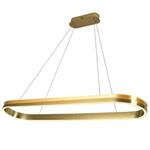 ΦΩΤΙΣΤΙΚΟ ΚΡΕΜΑΣΤΟ ΓΡΑΜΜΙΚΟ LED 60W 3600Lm 3000K 1200X1500mm ΧΡΥΣΟ ARTE ILLUMINA SERENITY