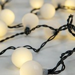 ΣΕΙΡΑ, 80 LED 5mm, ΛΕΥΚΕΣ ΜΠΑΛΙΤΣΕΣ Φ2cm, 31V ΜΕΤΑΣΧΗΜΑΤΙΣΤΗ, ΠΡΑΣΙΝΟ PVC ΚΑΛΩΔΙΟ, ΘΕΡΜΟ ΛΕΥΚΟ LED, ΑΝΑ 10cm, ΠΡΟΕΚΤΑΣΗ ΠΑΡΟΧΗΣ 3m, IP44