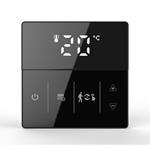 ROOM THERMOSTAT RECESSED WEEKLY DIGITAL WIFI BLACK