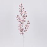 BRANCH WITH PINK PEARL BERRY, 58cm