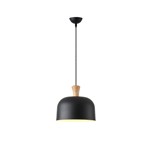 PENDANT LIGHT FIXTURES METAL 1XΕ27 MAX 15W 270X1300mm BLACK ARTE ILLUMINA SIMPLO