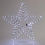 TRIPLE STAR, 4.70m LED ROPE LIGHT, 2-WAY, WITH PROGRAM, WHITE, 60x60cm, IP44