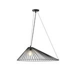 PENDANT LIGHT FIXTURES METAL SIMPLE 1XE27  MAX 15W 600X390X1300Dmm BLACK ARTE ILLUMINA OGGI