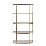 ΡΑΦΙΕΡΑ ΜΕΤΑΛΛΙΚΗ ΧΡΥΣΗ 81Χ30.5Χ154CM