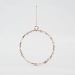 HANGING WIRE RING WITH GLITTER, 20cm
