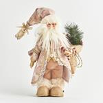SANTA, WITH PINK CLOTHES, 22x17x35cm