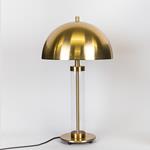 TABLE LAMP,  METAL- GLASS,  GOLD, 30.5x52cm