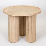 SIDE TABLE, WOODEN, NATURAL COLOR,  59,5x59,5x50,5cm