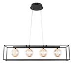 PENDANT LIGHT FIXTURES METAL LED 14W 3000Κ 80X1200mm ΒLACK ARTE ILLUMINA BOX