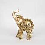 TABLE DECORATIVE, ELEPHANT, GOLD, 19x9.5x26.5cm