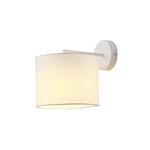 WALL LIGHT FIXTURES FABRIC 1XE14 265Χ200Χ235mm MAX 15W WHITE ARTE ILLUMINA CLOUD