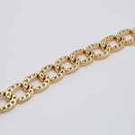 DECORATIVE CHAIN, PLASTIC, GOLD, 150x2cm
