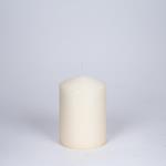 DECORATIVE CANDLE ECRU 7x10cm.