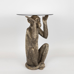 TABLE , ORANGUTAN, BROWN, 31x25x60cm