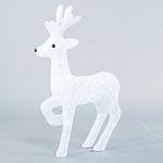 ACRYLIC DEER, 31V, 200 WHITE LED, WITH ADAPTOR, LEAD WIRE 500cm, 57x24x88cm, IP44