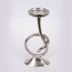 CANDLE HOLDER, METAL, GOLD, 14x8x35,5cm