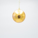 BALL, METALLIC GOLD, SET 3PCS,  10cm