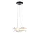 PENDANT LIGHT FIXTURES ACRYLIC ROUND LED 34W  Ø 340 mm 3000K 3024Lm  BLACK ARTE ILLUMINA FIRENZE