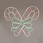 CANDY ΜΕ ΠΡΑΣΙΝΟ ΦΙΟΓΚΟ 70x60cm, 9,5m ΝΕΟΝ LED ΦΩΤΟΣΩΛΗΝΑ, ΠΡΑΣΙΝΗ, ΚΟΚΚΙΝΗ & ΛΕΥΚΗ, ΜΟΝΟΚΑΝΑΛΗ, ΠΡΟΕΚΤΑΣΗ ΠΑΡΟΧΗΣ 5m, IP44